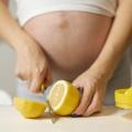 Femme enceinte citron 1